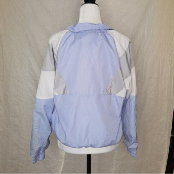 NWT Aeropostale purple & white quarter zip windbreaker - Picture 3 of 4